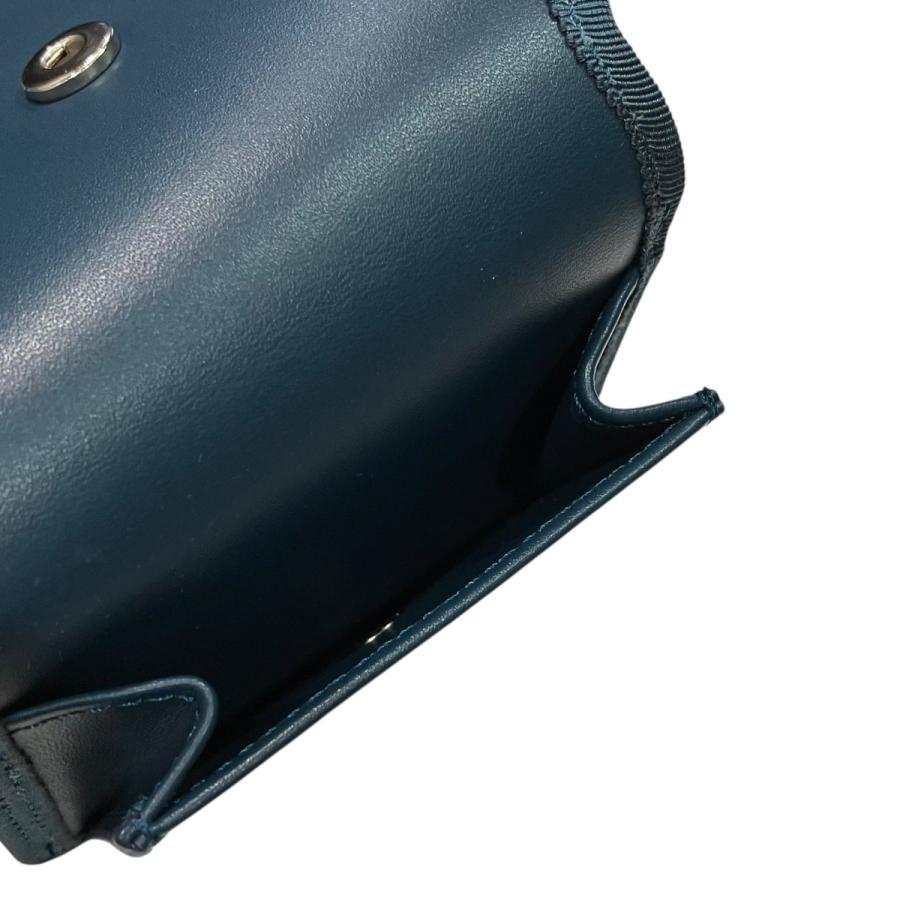 ノリエノモト nori enomoto wave trifold wallet 3つ折り財布 ブルー系