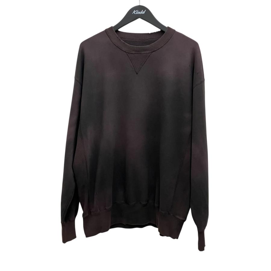 DENHAM デンハム サイズL-XL A IN UCRAFT SWEAT ダメージスウェット 01-25-08-60-997 メンズ トレーナー ブラウン系 DENHAM（デンハム） 【A IN UCRAFT SWEAT】 ダメージスウェット 01-25