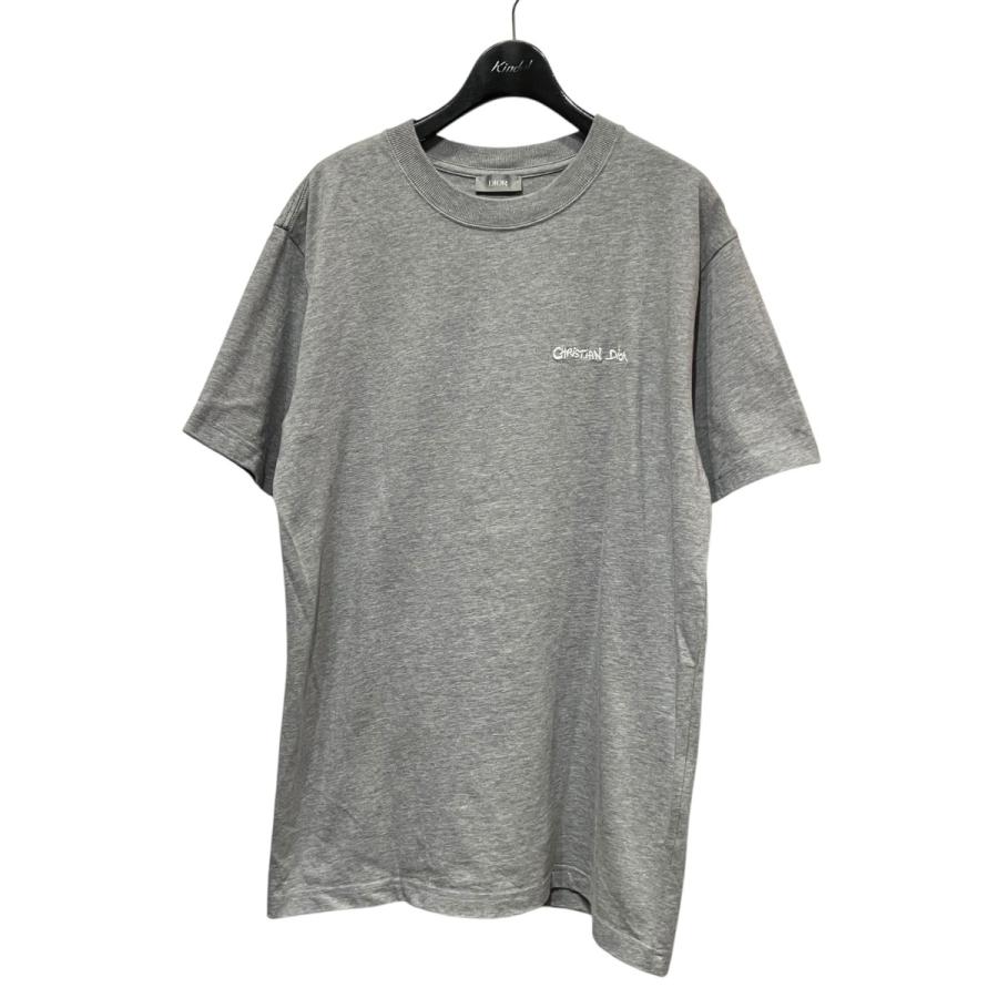 Dior HOMME ディオールオム Homme ロゴ刺繍Tシャツ 443J696B0554