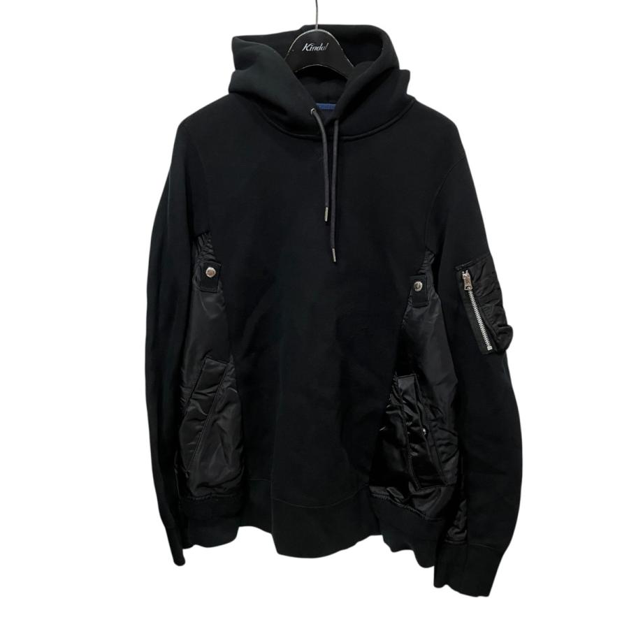 sacai ドッキングパーカー sacai（サカイ） sacai MA-1ドッキングパーカー SCM-044 ブラック