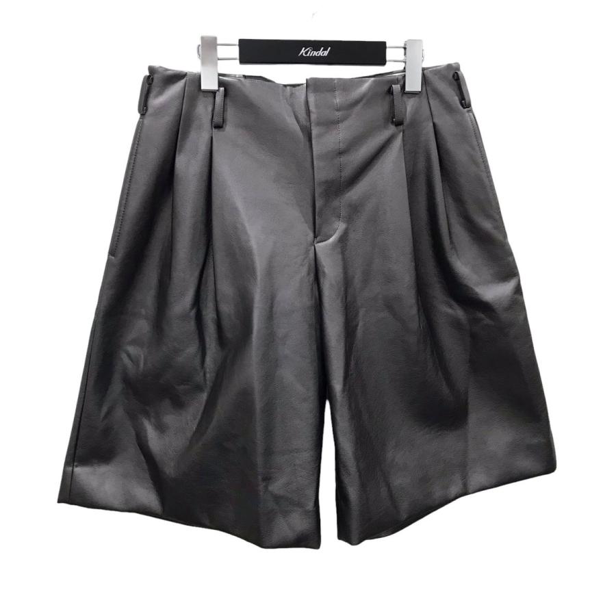 COMME des GARCONS HOMME PLUS 21SS フェイクレザー ワイド COMME des GARCONS HOMME PLUS 21SS フェイクレザー ワイド