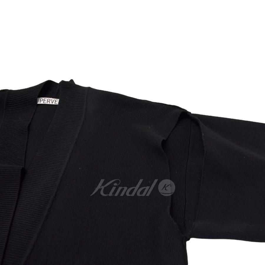 PERVERZE 0119010502 19SS wide knit cardigan ワイドニット 