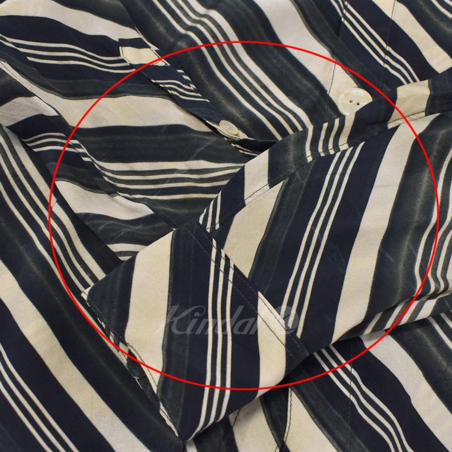 MASU 21SS VASE PATTERN SHIRTS シルクシャツ ブラック サイズ 