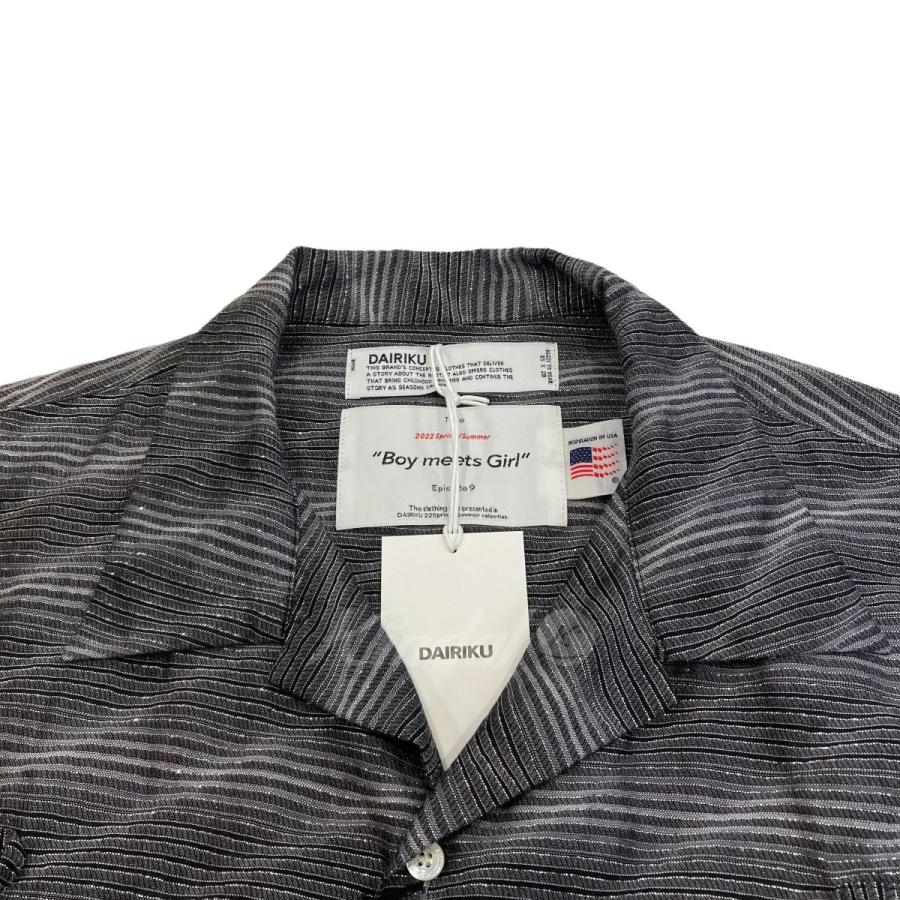 DAIRIKU 22SS ジュン Open Collar Shirt オープンカラーシャツ 22SSS-5 