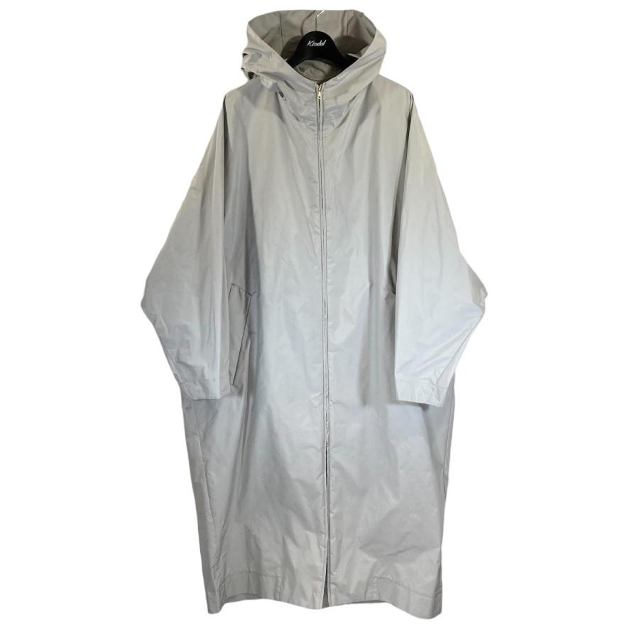 値下げ】EBURE 22SS シルクポリナイロンドルマンスリーブフーデッド 