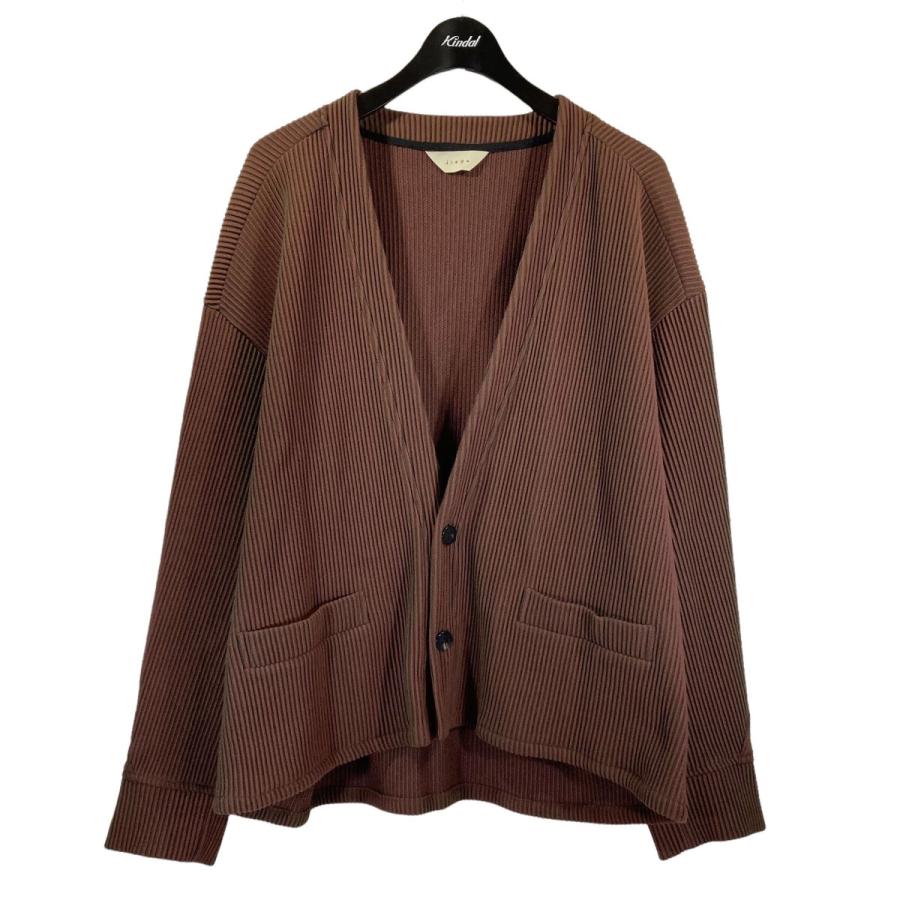 JieDa 21AW RIPPLE CARDIGAN カーディガン Jie-21W-RP-CT02 ブラウン 