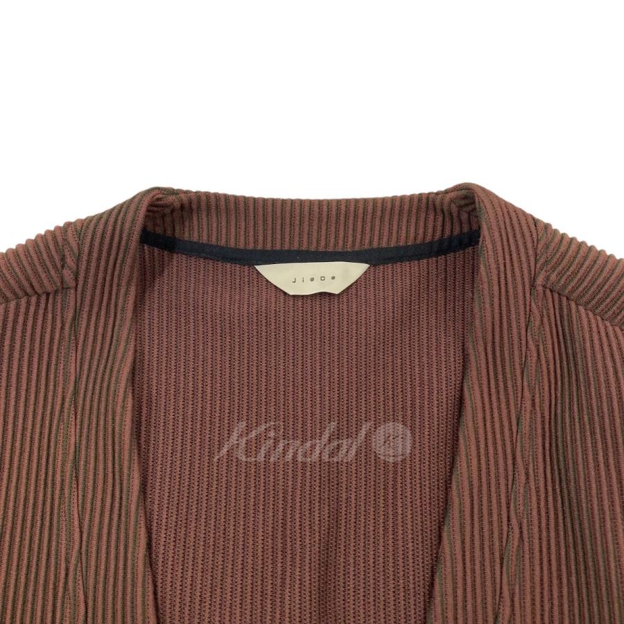 JieDa 21AW RIPPLE CARDIGAN カーディガン Jie-21W-RP-CT02 ブラウン 