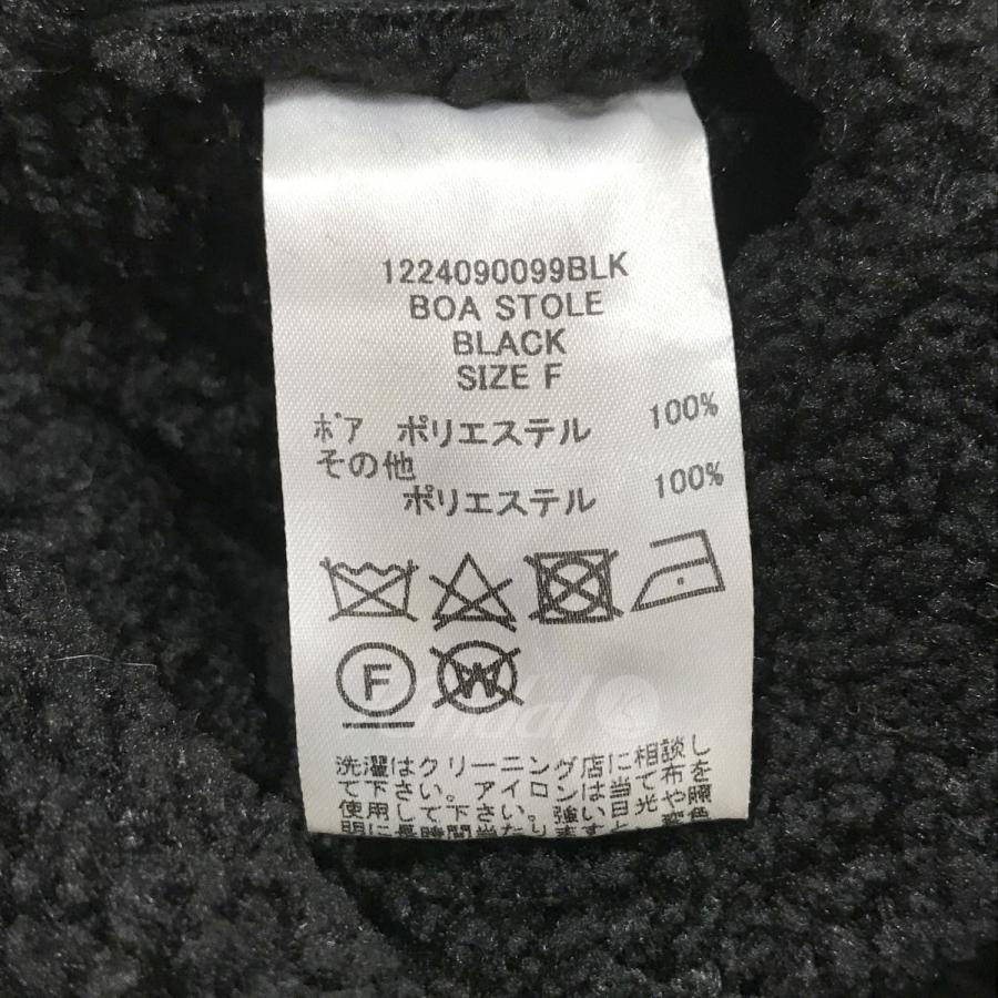 haunt 【値下げ】HAUNT ボアストール BOA STOLE ブラック サイズ
