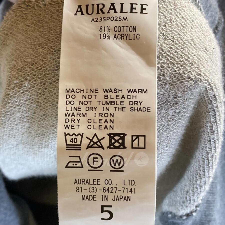 値下げ】AURALEE 23SS SUPER MILLED SWEAT P／O クルーネック 