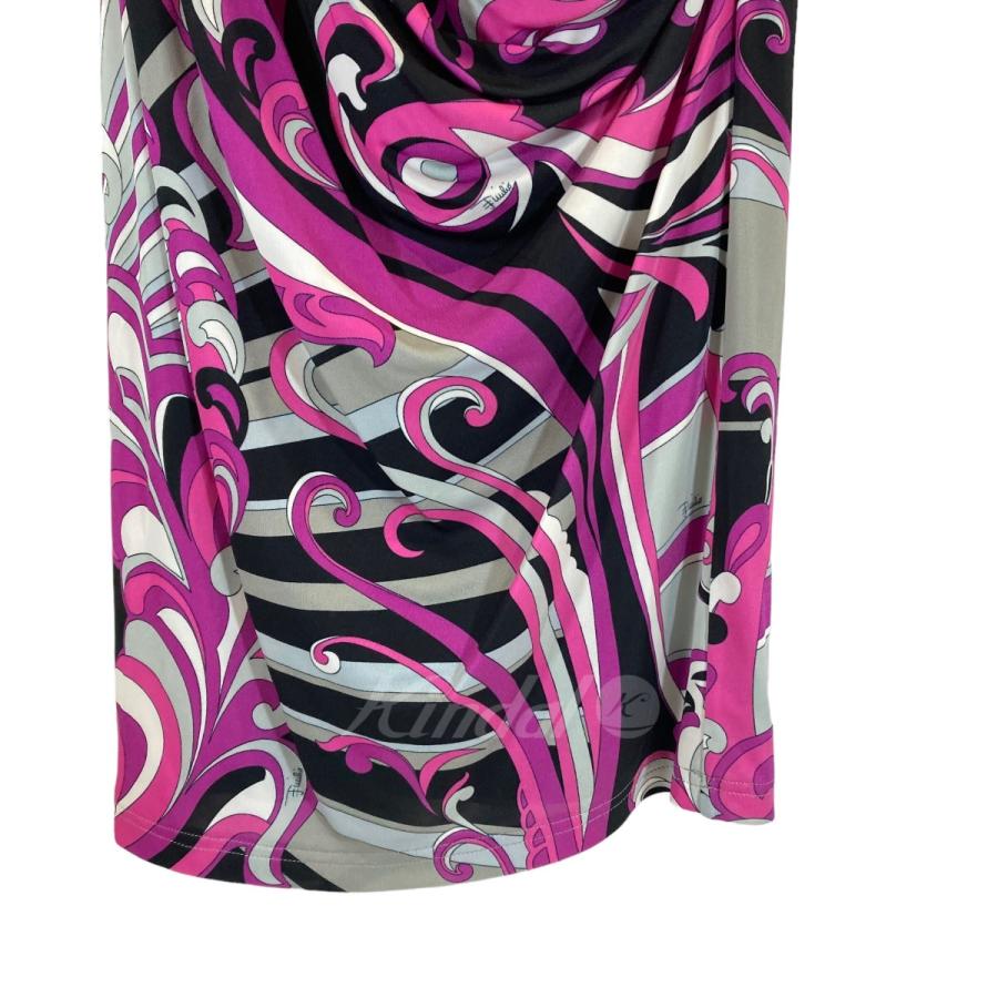 値下げ】EMILIO PUCCI ノースリーブワンピース パープル サイズ：36  