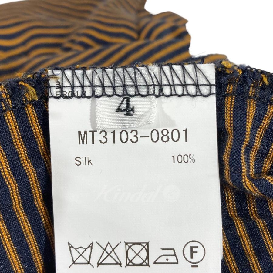 マーティー 【値下げ】MAATEE＆SONS ボーダーカットソー WASHABLE SILK 