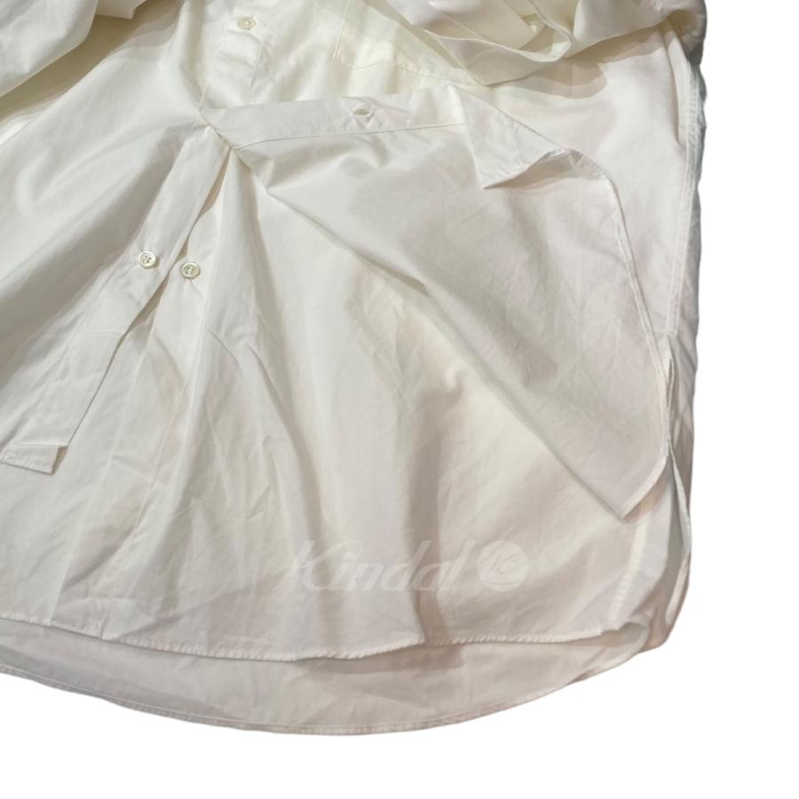通販・買取 シュタイン STEIN OVERSIZED DOUBLE SLEEVE SHIRT オーバーサイズダブル レイヤードシャツ ホワイト サイズ：M