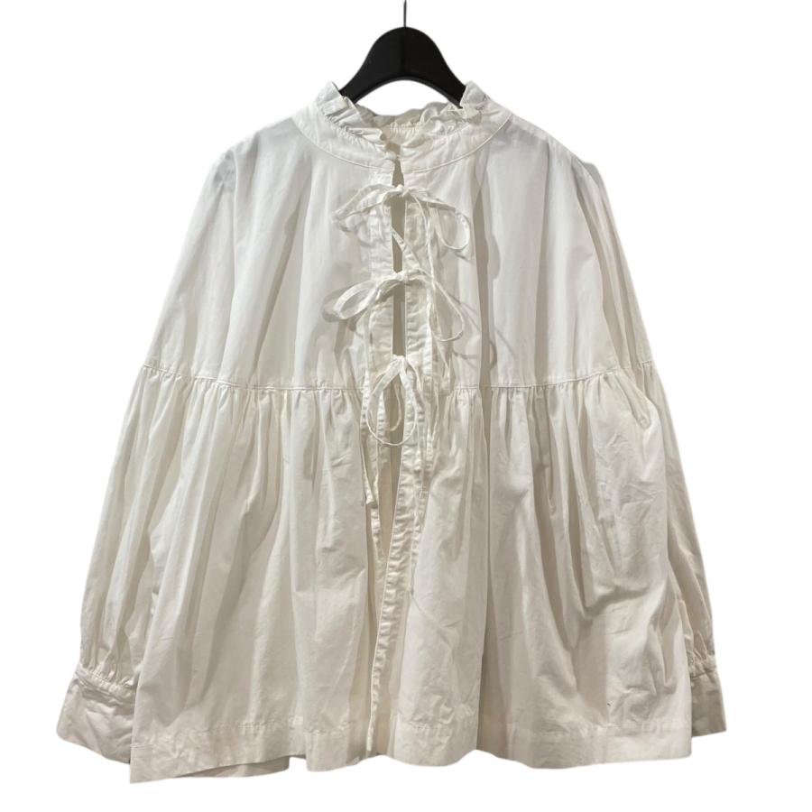 nest Robe ネストローブ フリルカラーギャザーブラウス 長袖ブラウス 