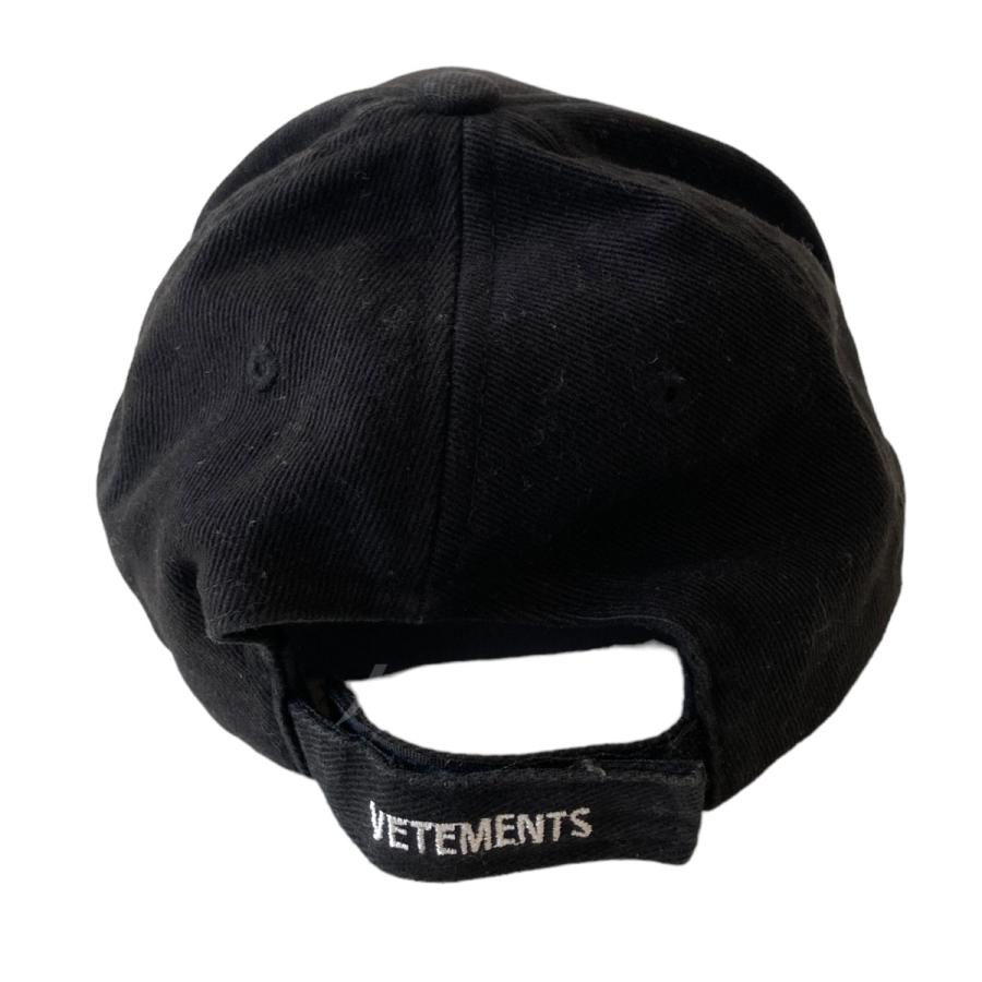 ヴェトモン VETEMENTS 18SS Haute Couture Cap ブラック｜kindal｜02