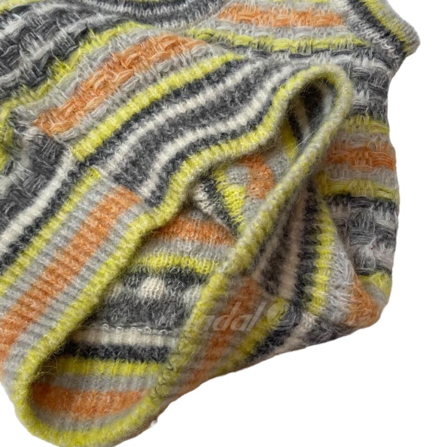 値下げ】babaco Space dyed basket ニットベスト BA01-LI257 オレンジ 
