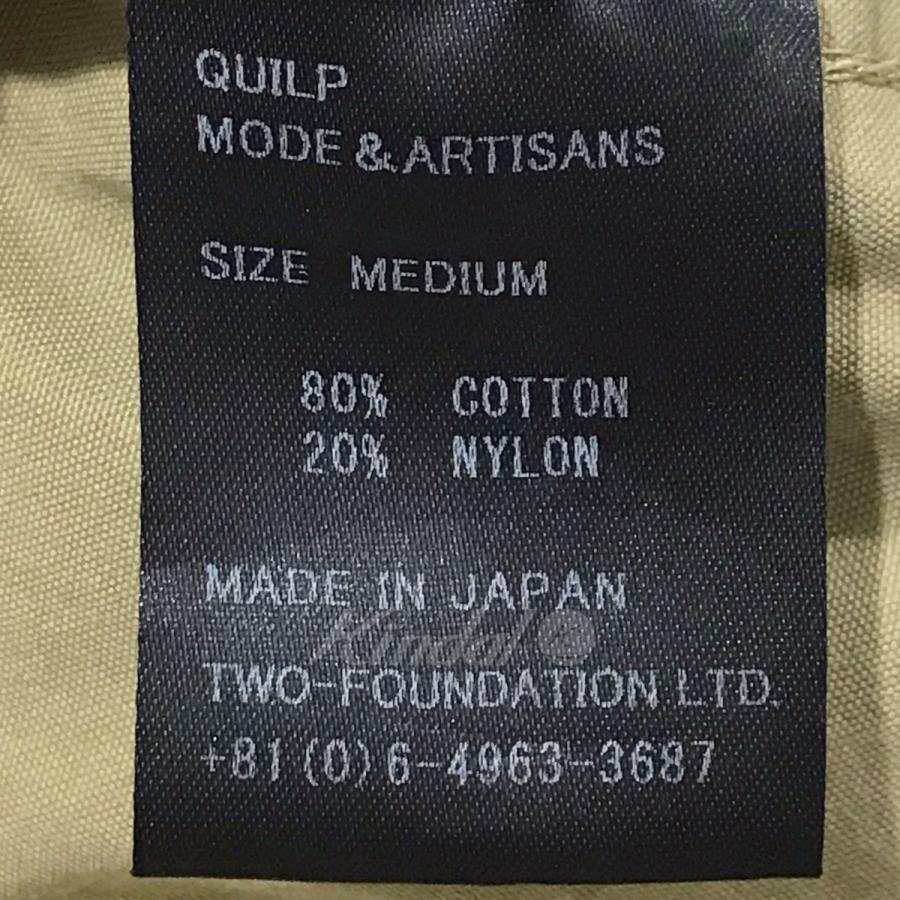 クイルプ QUILP クロップドパンツ オーバーパンツ ベージュ サイズ：M｜kindal｜09