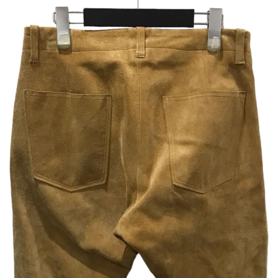 美品 YSTRDY’S TMRRW カウレザー パンツ 入手困難 30 YSTRDY'S TMRRW イエスタデイズトゥモロー 18AW SLIM LEG RUNWAY