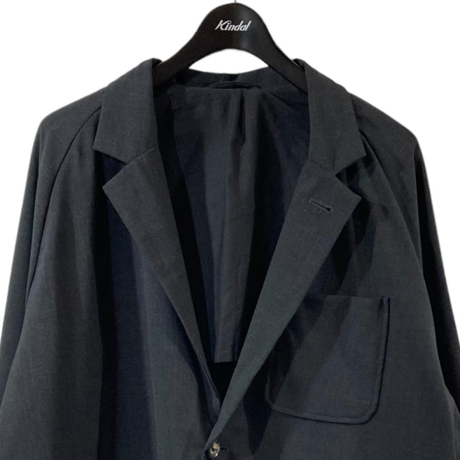 値下げ】Sillage blazer twill テーラードジャケット チャコールグレー 