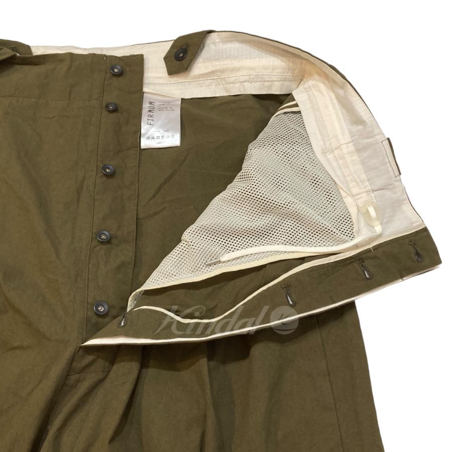 FIRMUM コットン強撚ツイルビッグオーバーオール 1_000000017521