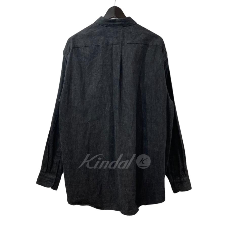 コモリ COMOLI デニムコモリシャツ Z01-02003 ブラック サイズ：3 