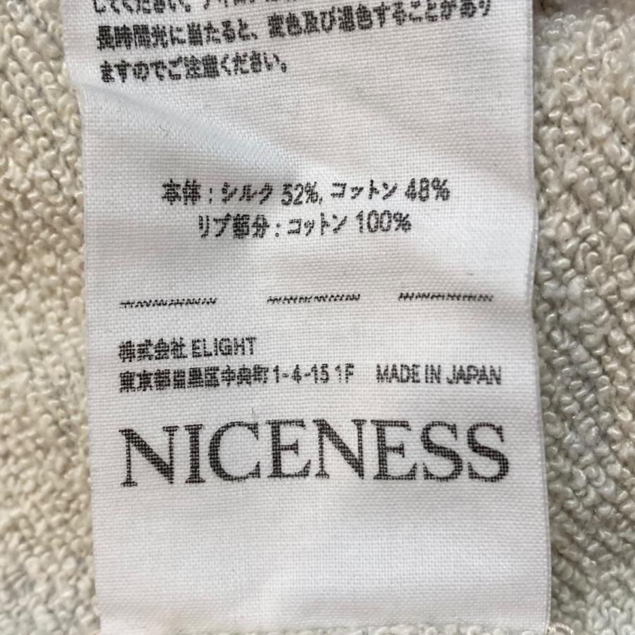 ナイスネス NICENESS 24SS 長袖スウェット NN-1701J13 SKID グレー 