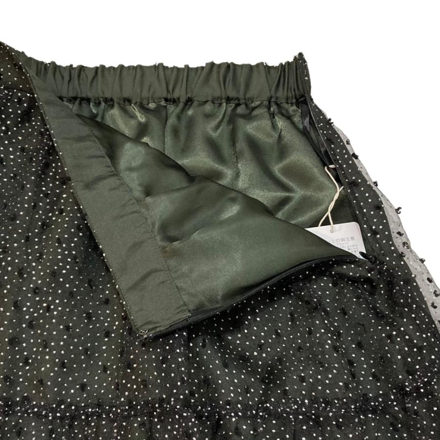 CADUNE 】カデュネキラキラドットスカート-100袋 ブラックホース