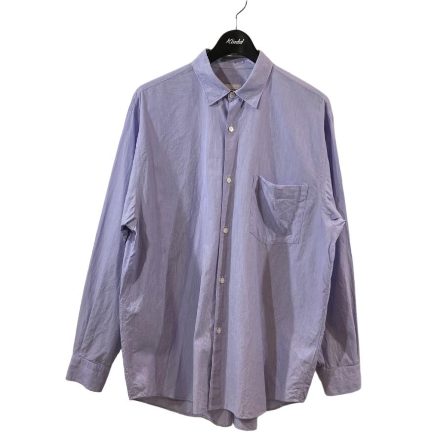 コモリ COMOLI 長袖シャツ W03-02001 ラベンダー サイズ：2 
