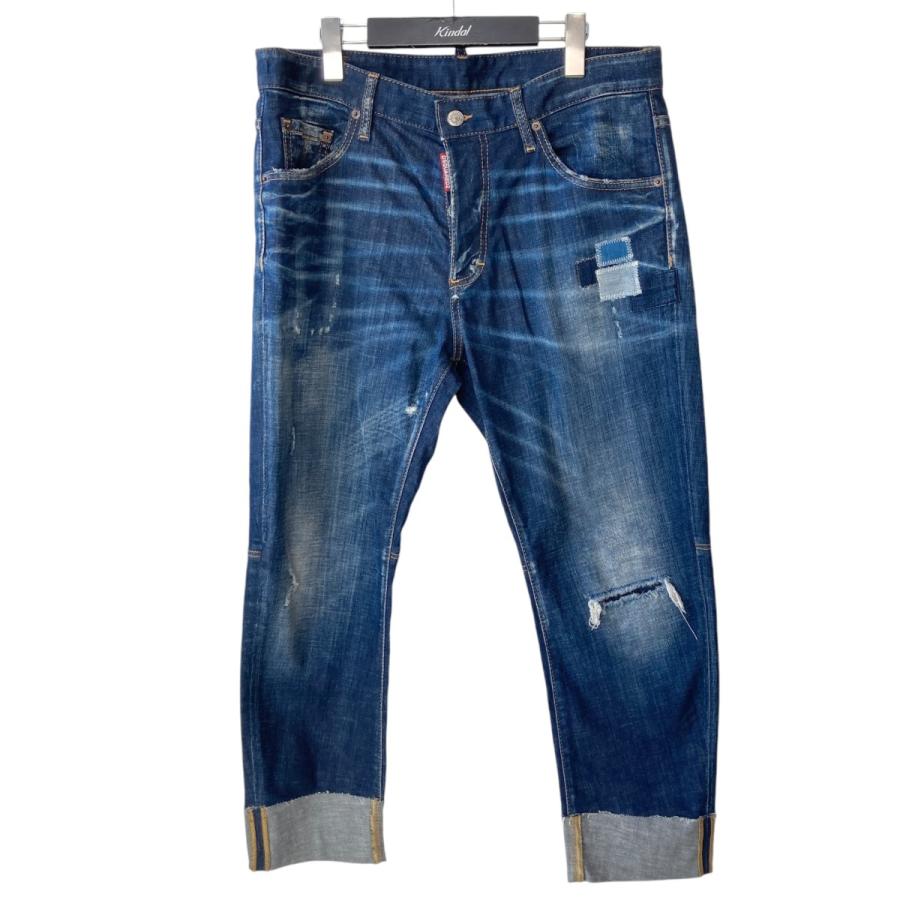 ディースクエアード DSQUARED2 加工デニムパンツ S71LB0939 インディゴ 