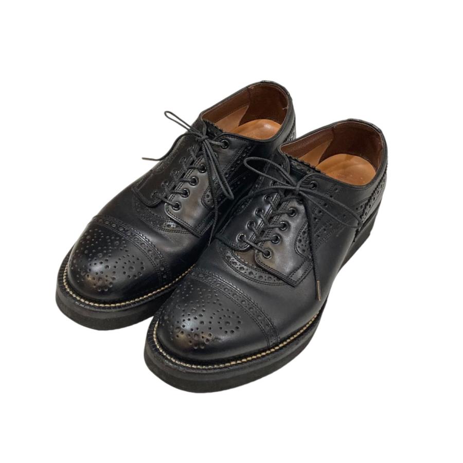 foot the coacher フットザコーチャー レザーシューズ ブラック サイズ 