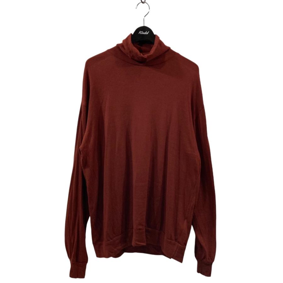 アルテリア ULTERIOR SUPER FINE WOOL COTTON タートルネックニット 