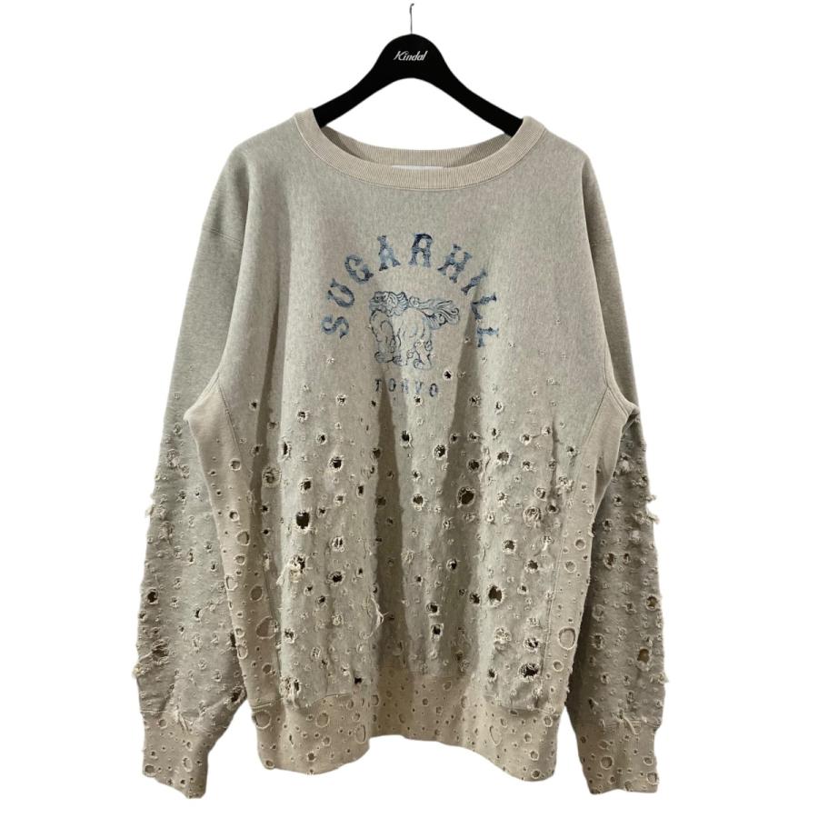 Sugar 【値下げ】SUGARHILL CRASHED SWEATSHIRT 長袖スウェット 