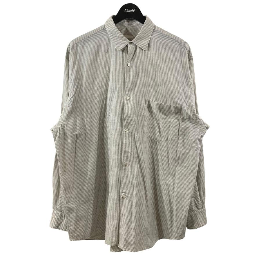 コモリ COMOLI 24SS KHADIコットンコモリシャツ レギュラーカラー 