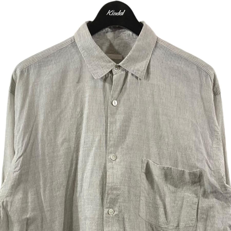 コモリ COMOLI 24SS KHADIコットンコモリシャツ レギュラーカラー 