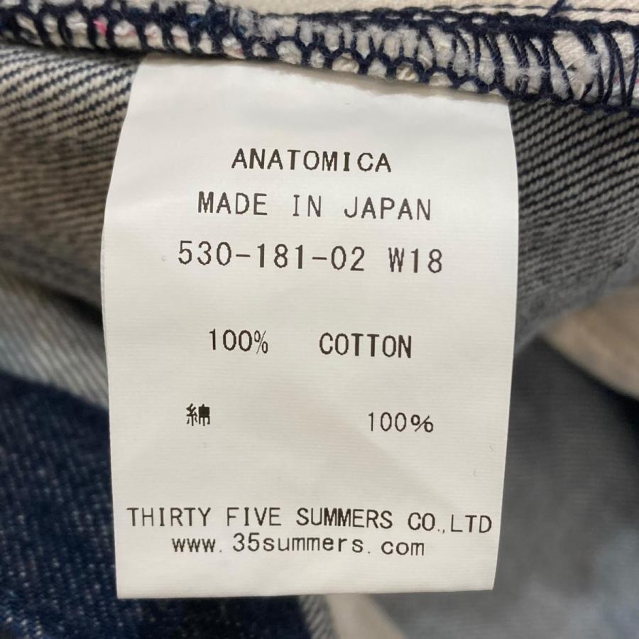 ANATOMICA アナトミカ デニムパンツ 530 181 02 インディゴ ANATOMICA アナトミカ デニムパンツ 530 181 02 インディゴ