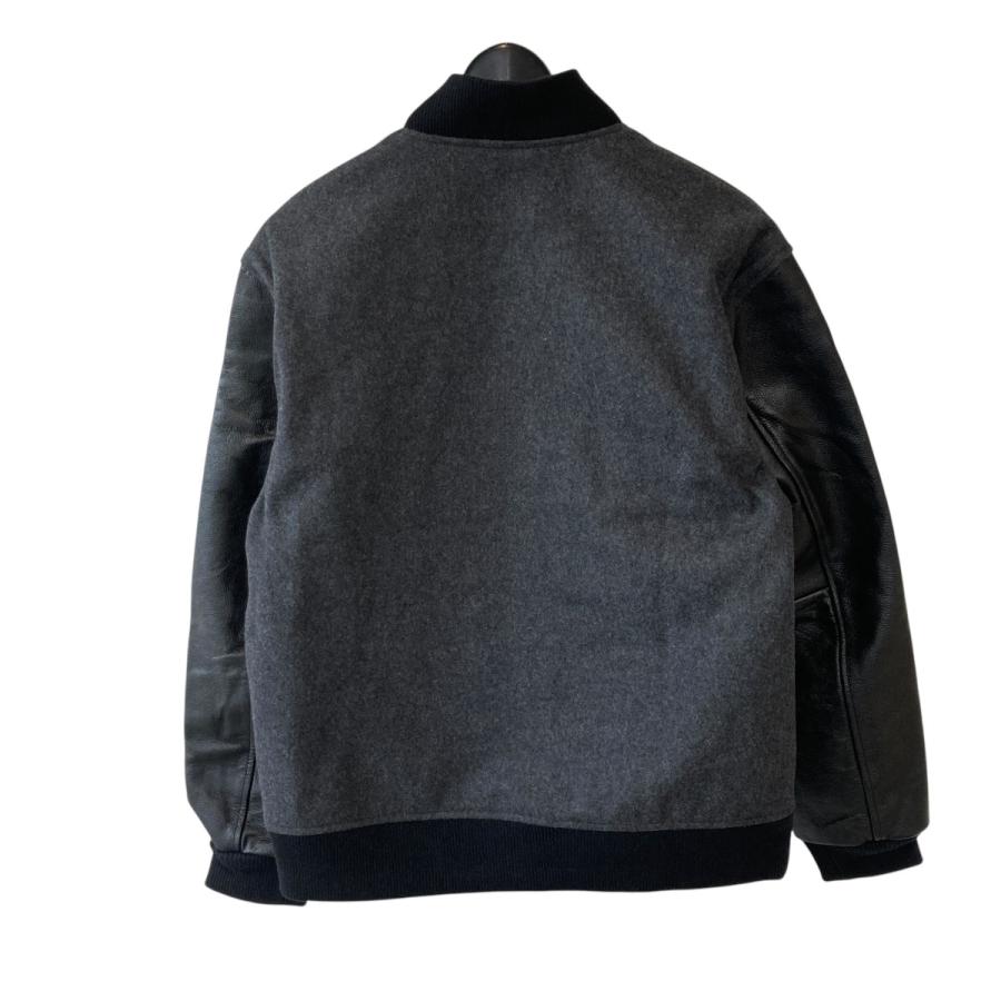 SOPHNET. ソフネット SOPHNET． LEATHER SLEEVE VARSITY JACKET 