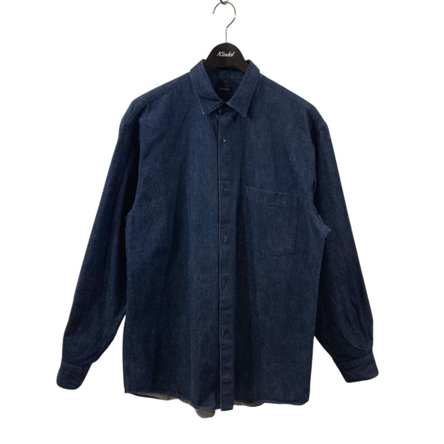 COMOLI コモリ デニムコモリシャツ W03-02004 ネイビー サイズ：2 