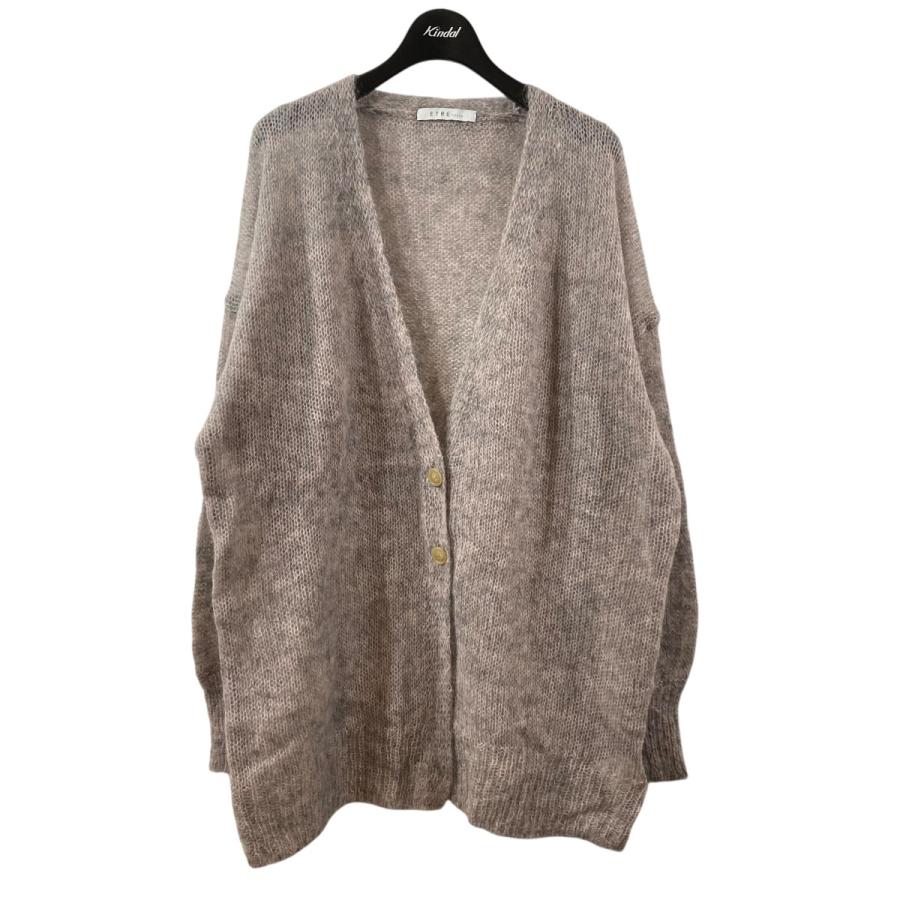 エトレトウキョウ ETRE TOKYO モヘヤVネックルージーカーディガン  