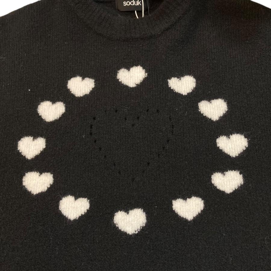 値下げ】soduk love around knit pullover ハート 長袖ニット