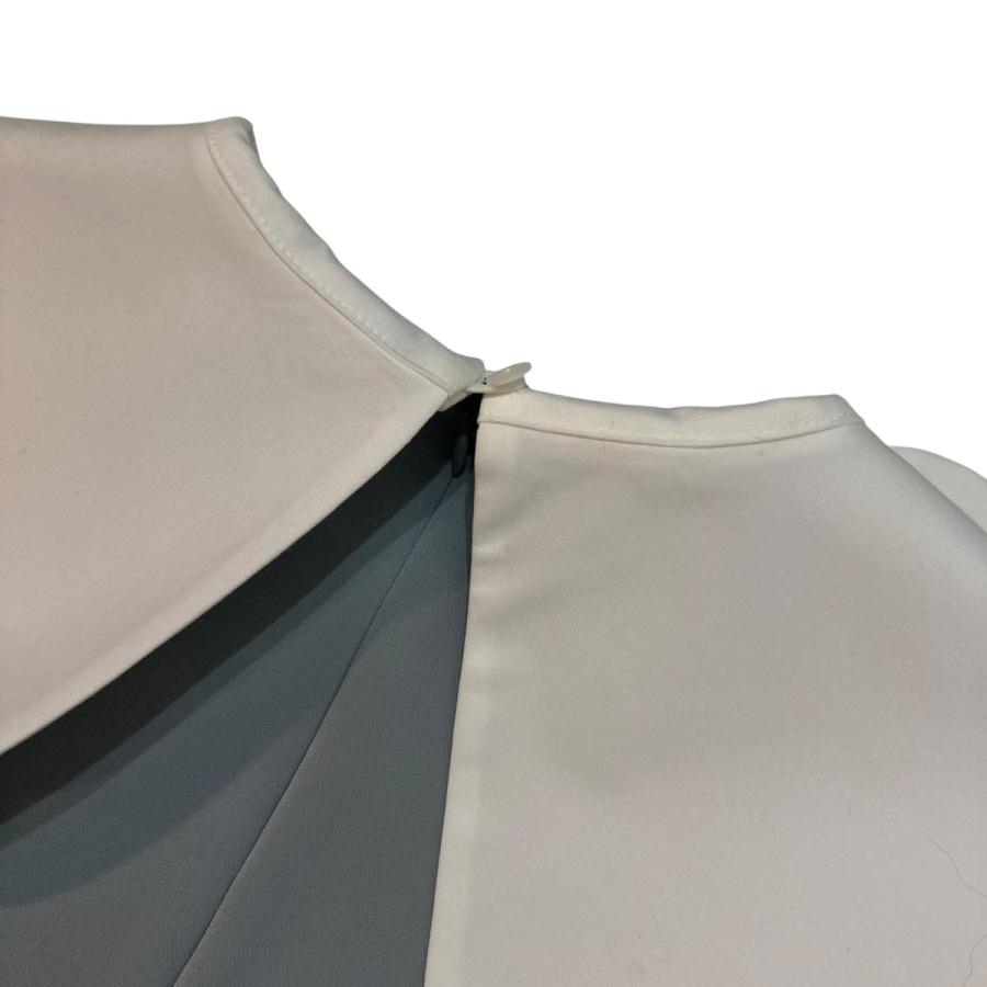 Yori ヨリ 長袖ブラウス YR2221-110AW スカイブルー×ホワイト サイズ