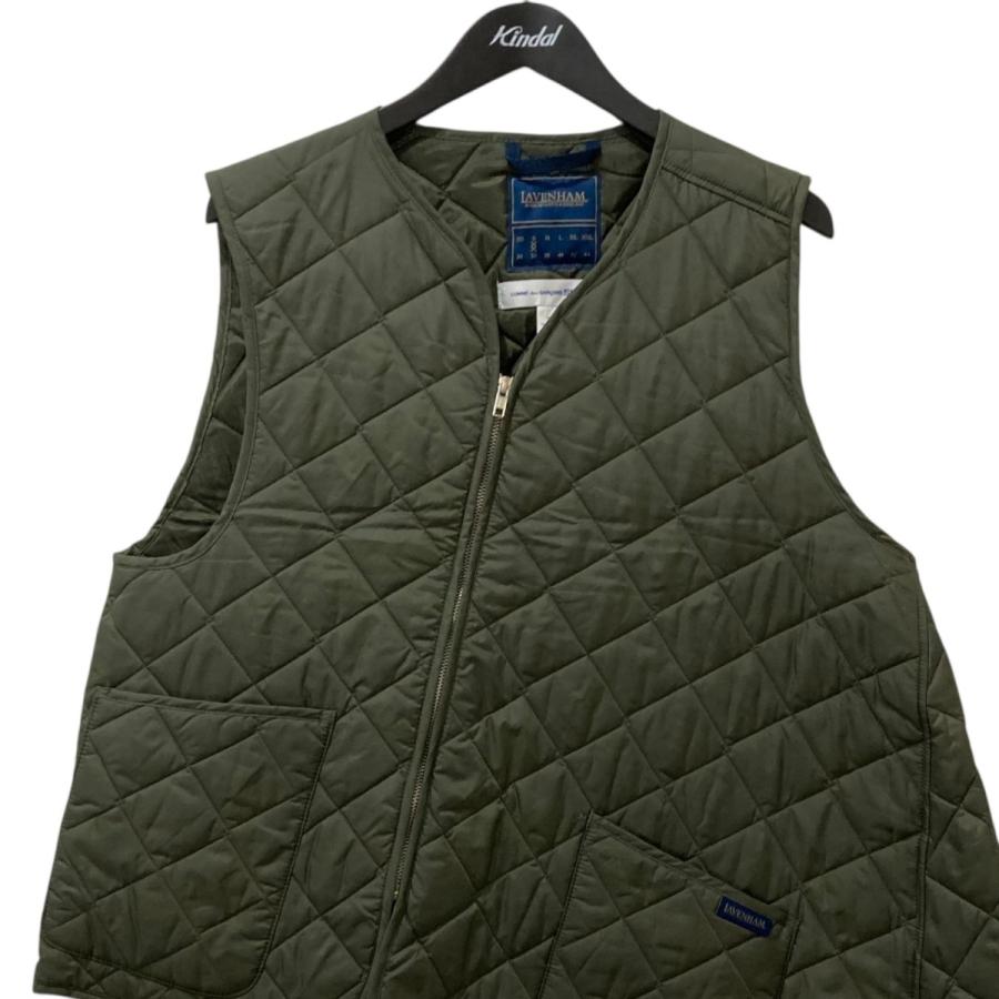 LAVENHAM オリーブグリーン キルティングベストコート Lavenham / Experts in Quilting | Dresswell（ドレスウェル）