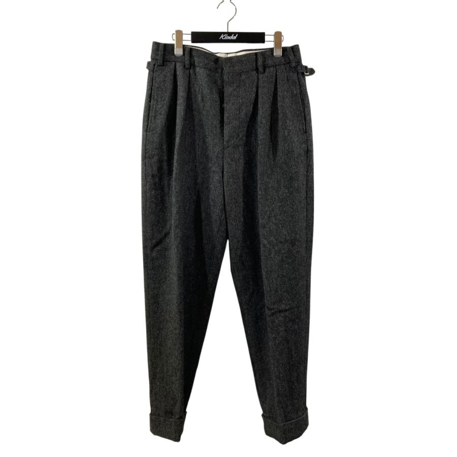 アプレッセ A．PRESSE Tweed Two Tack Trousers パンツ 22AAP-04