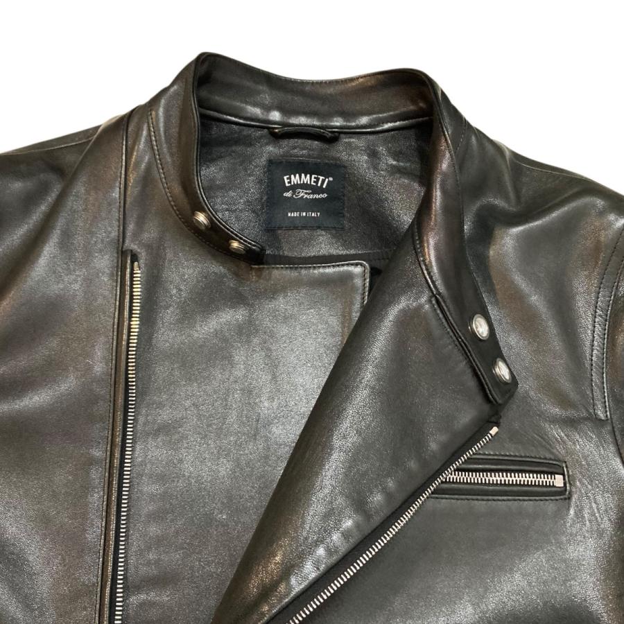 【たかボー】美品値下不可 EMMETI シングルライダース サイズ44 たかボー様専用】美品値下不可 EMMETI シングルライダース サイズ44