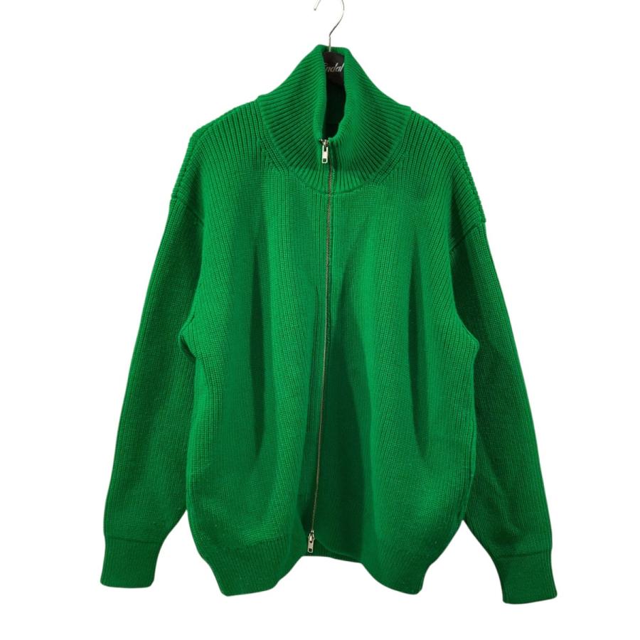ssstein　24AWドライバーズニット　シュタイン ssstein | シュタイン OVERSIZED DRIVERS KNIT ZIP JACKET(BLACK