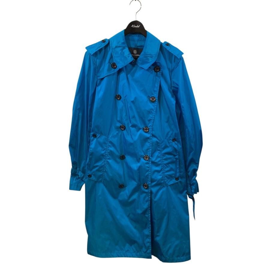 【新品・未使用】Aquascutum アクアスキュータム　トレンチコート　ブルー Aquascutum（アクアスキュータム） ナイロントレンチコート ブルー
