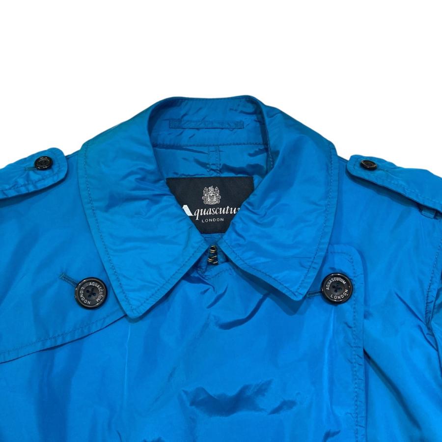 Aquascutum（アクアスキュータム） ナイロントレンチコート ブルー