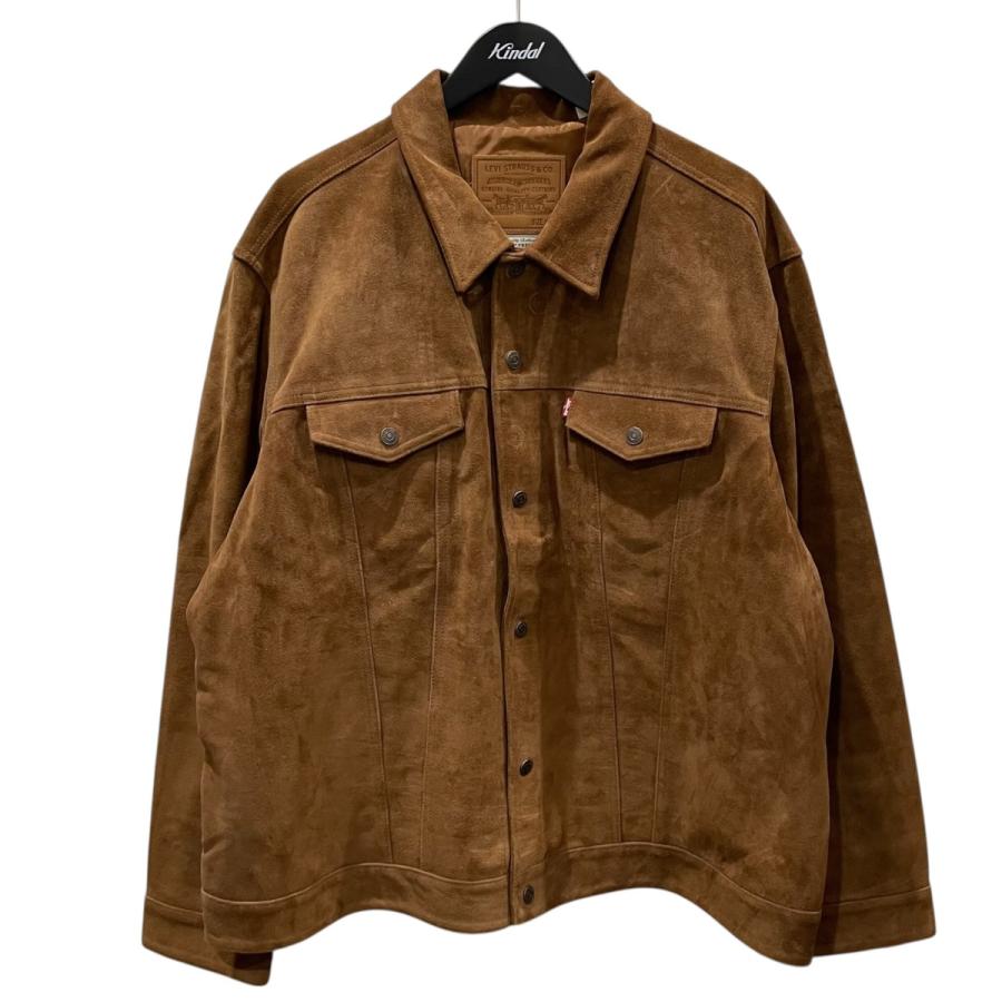 リーバイス　スエード　ジャケット　type3 茶色　ブラウン　牛革　カウレザー リーバイス スエード ジャケット type3 茶色 ブラウン 牛革 カウレザー