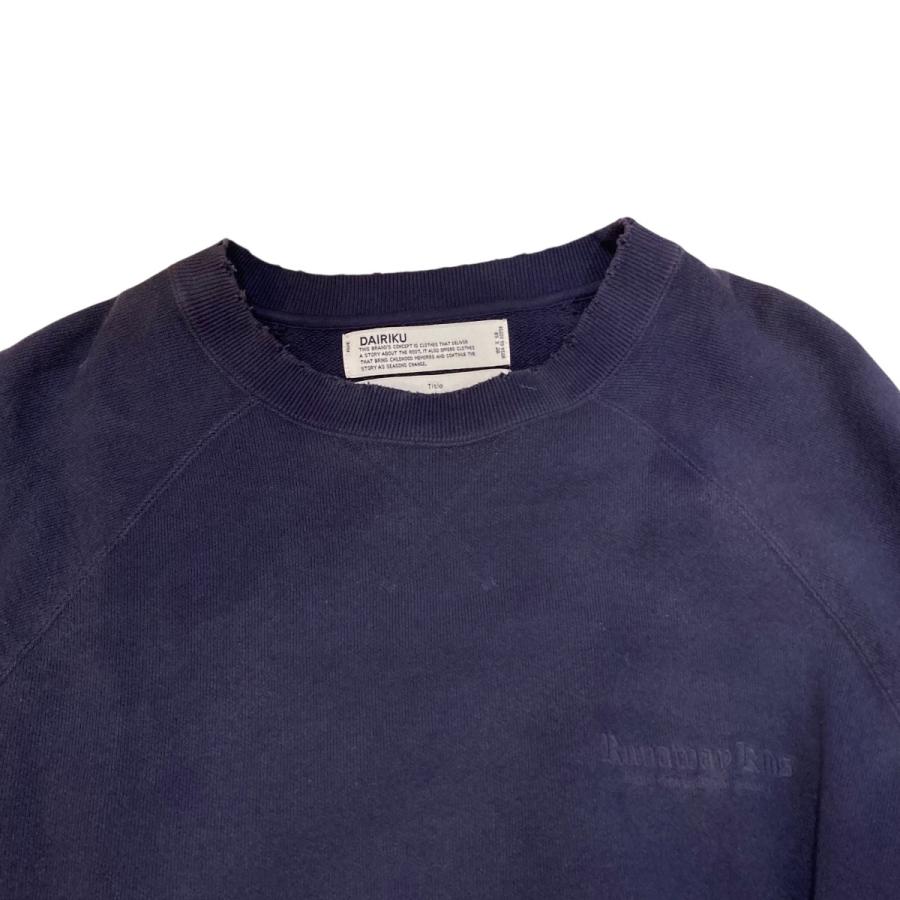 DAIRIKU（ダイリク） スウェット 23SS C-2 ネイビー サイズ：M