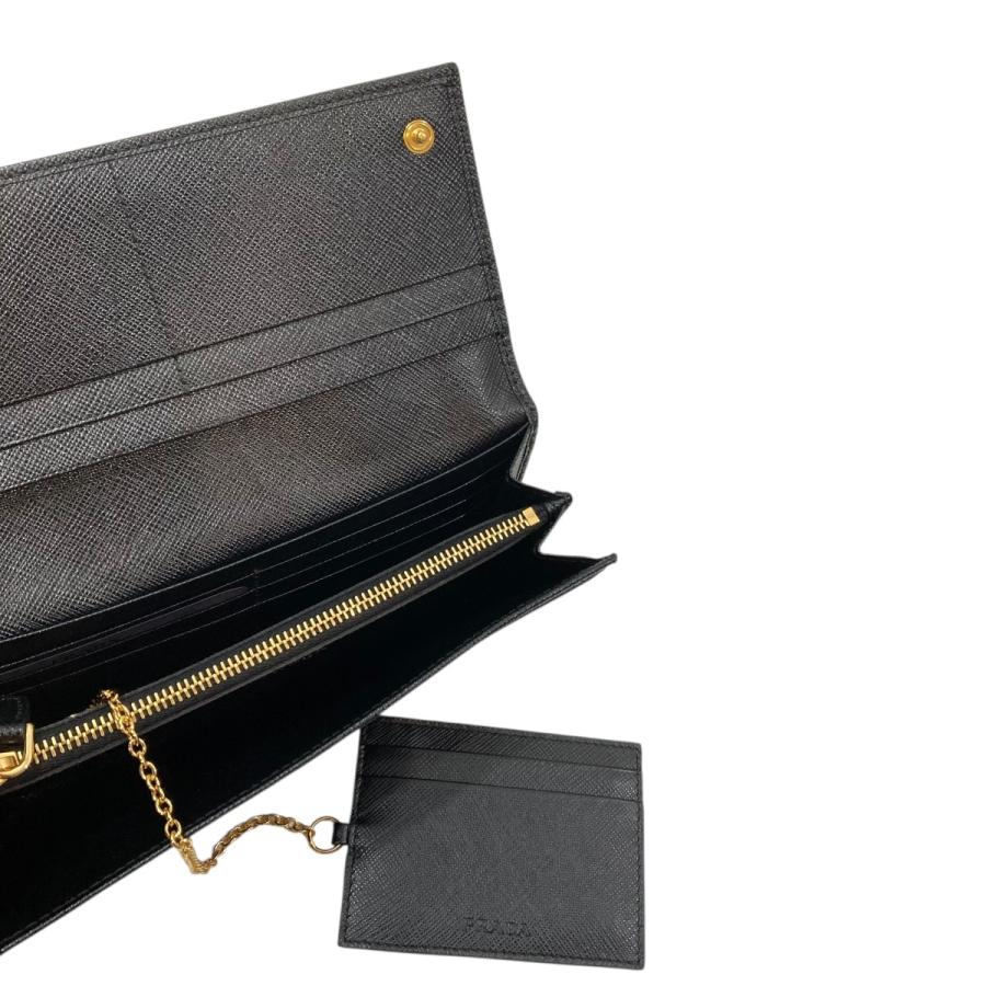 PRADA（プラダ） 【値下げ】PRADA 長財布 1MH132 ブラック (南船場店