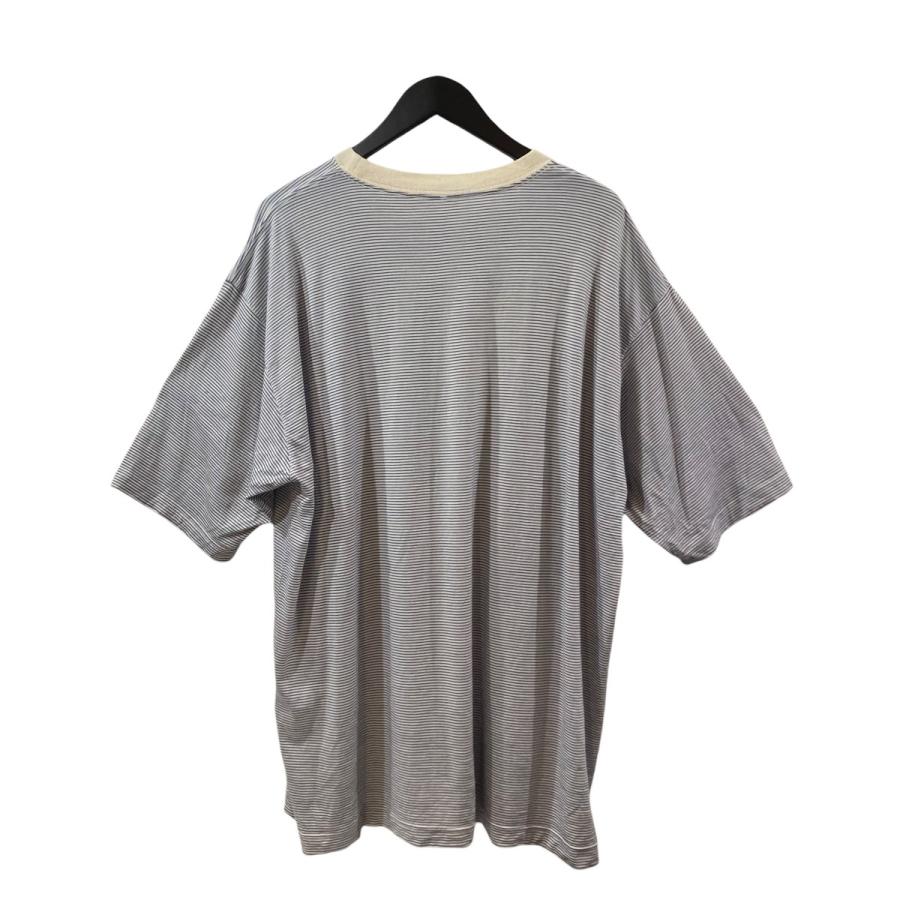 ONC MERINO ウール100% ボーダーTシャツ サイズ5 オーエヌシーメリノ ONC MERINO SHORT SLEEVE T-SHIRT ボーダー