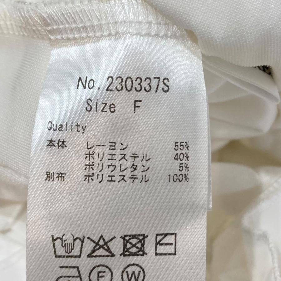 Trefle トレフルプラスワン TREFLE+1 スワンカットソー ノースリーブ